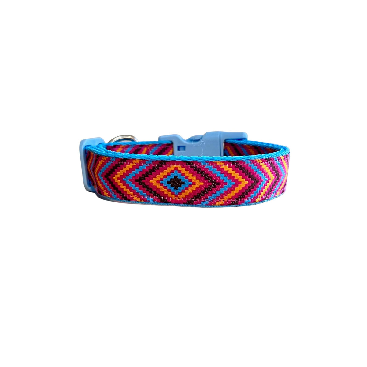 Geo Chevron Dog Collar XSL The Bark Side Dog Collars