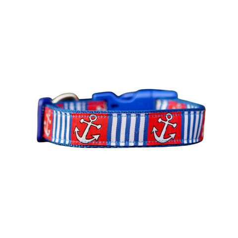 Nautical Dog Collar / XS - L