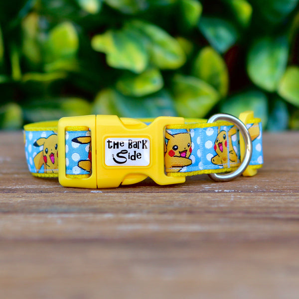 Pikachu Pokemon Dog Collar: XS-L