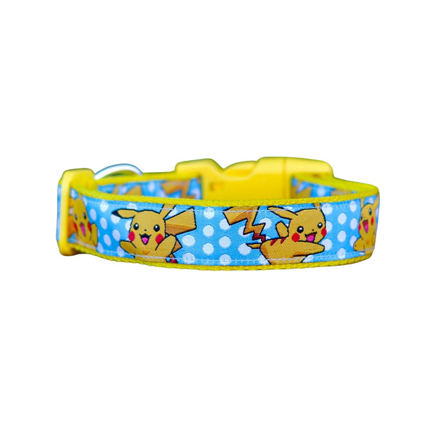 Pikachu Pokemon Dog Collar: XS-L