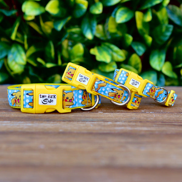 Pikachu Pokemon Dog Collar: XS-L