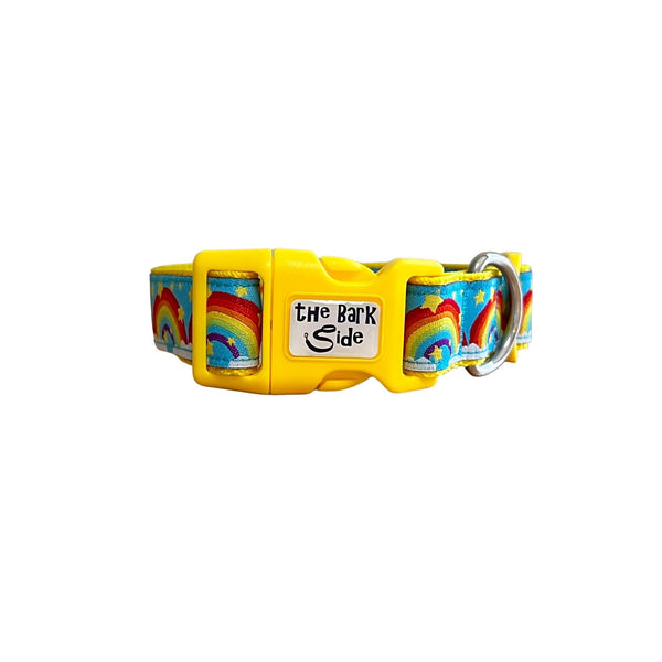 Rainbow Dog Collar: XS-L