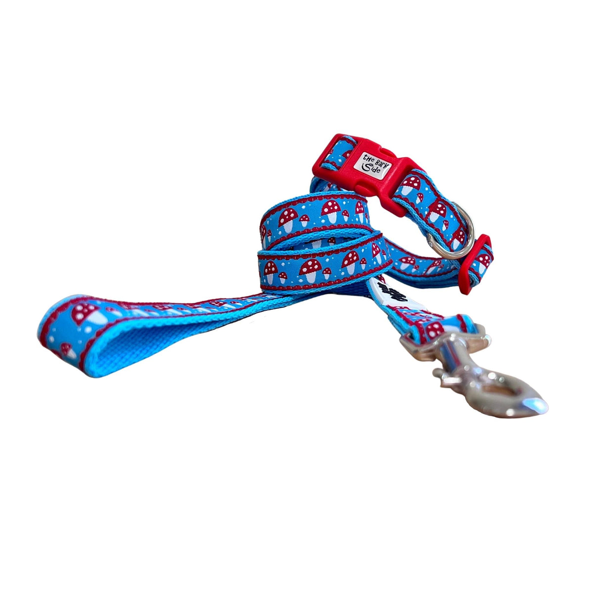 Toadstool Dog Lead / Mushrooms / Dog Leash The Bark Side Dog Collars