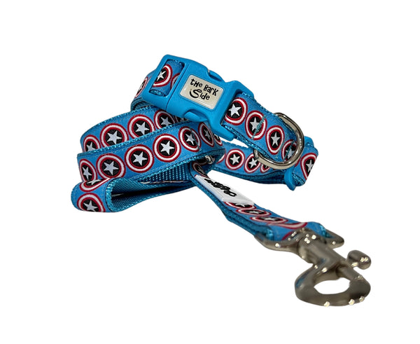 Captain America Inspired Dog Lead - Leash