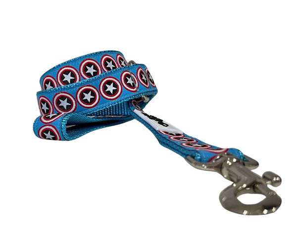 Captain America Inspired Dog Lead - Leash