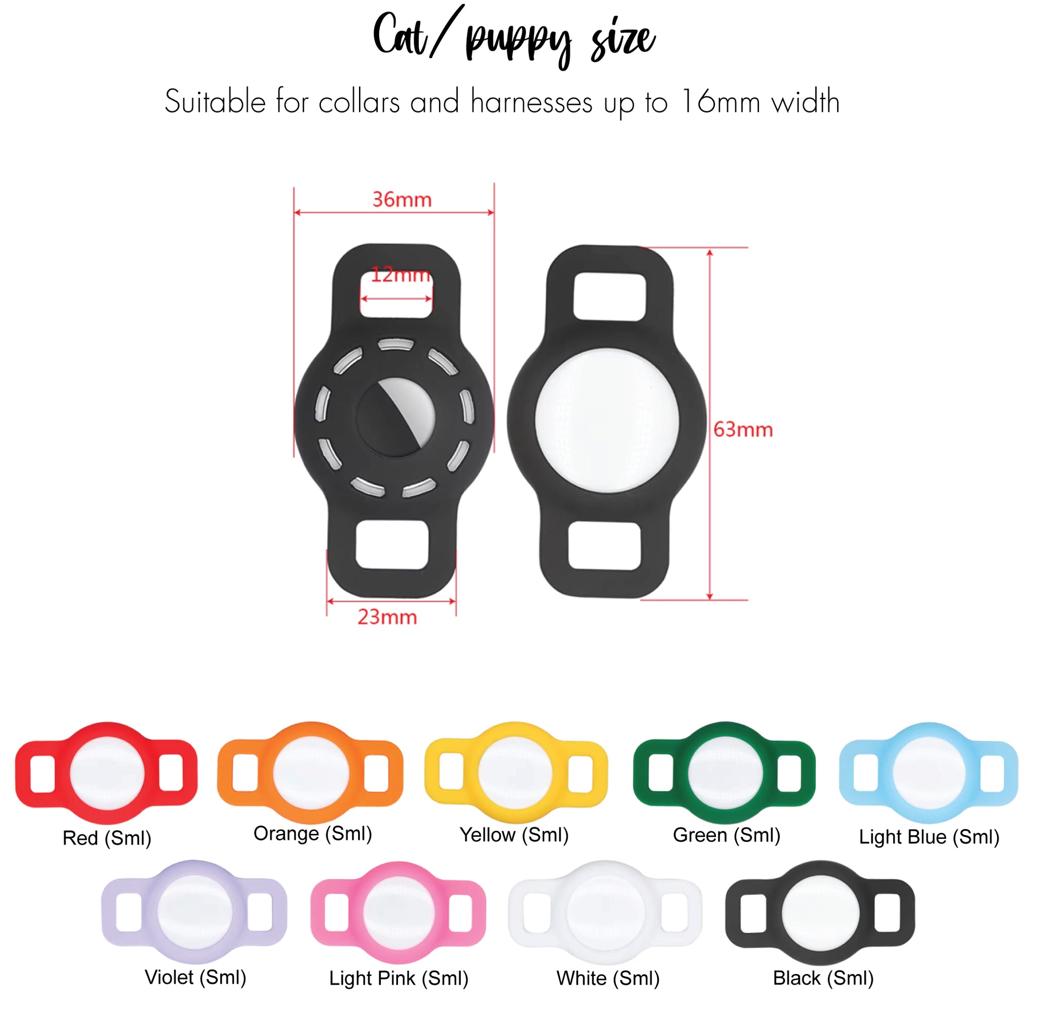 AirTag Collar Holder - Silicone