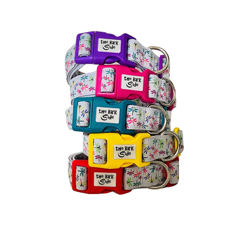 Dragonflies Dog Collar: S-L