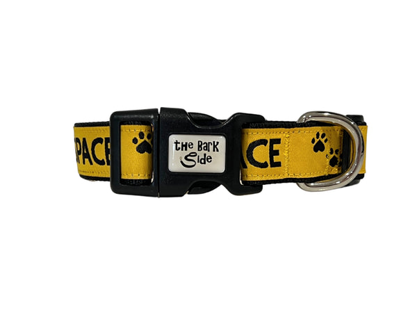 'I Need Space' Dog Collar: S-L