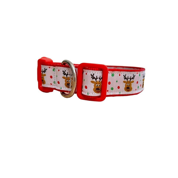 Christmas Dog Collar / Reindeer / Santa / XS - L