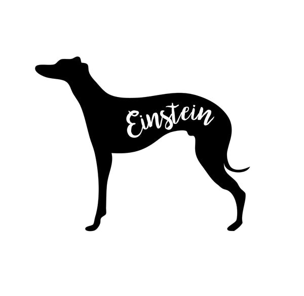Personalised Whippet Decal / Sticker