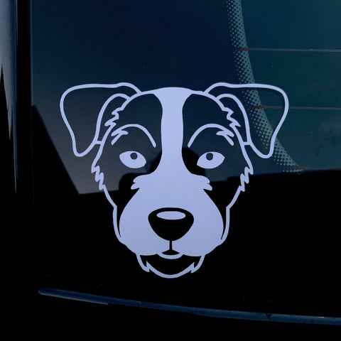 Jack Russell Terrier Face Decal / Sticker