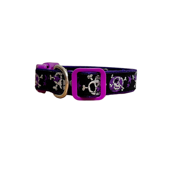 Skulls & Stars Dog Collar / XS - M