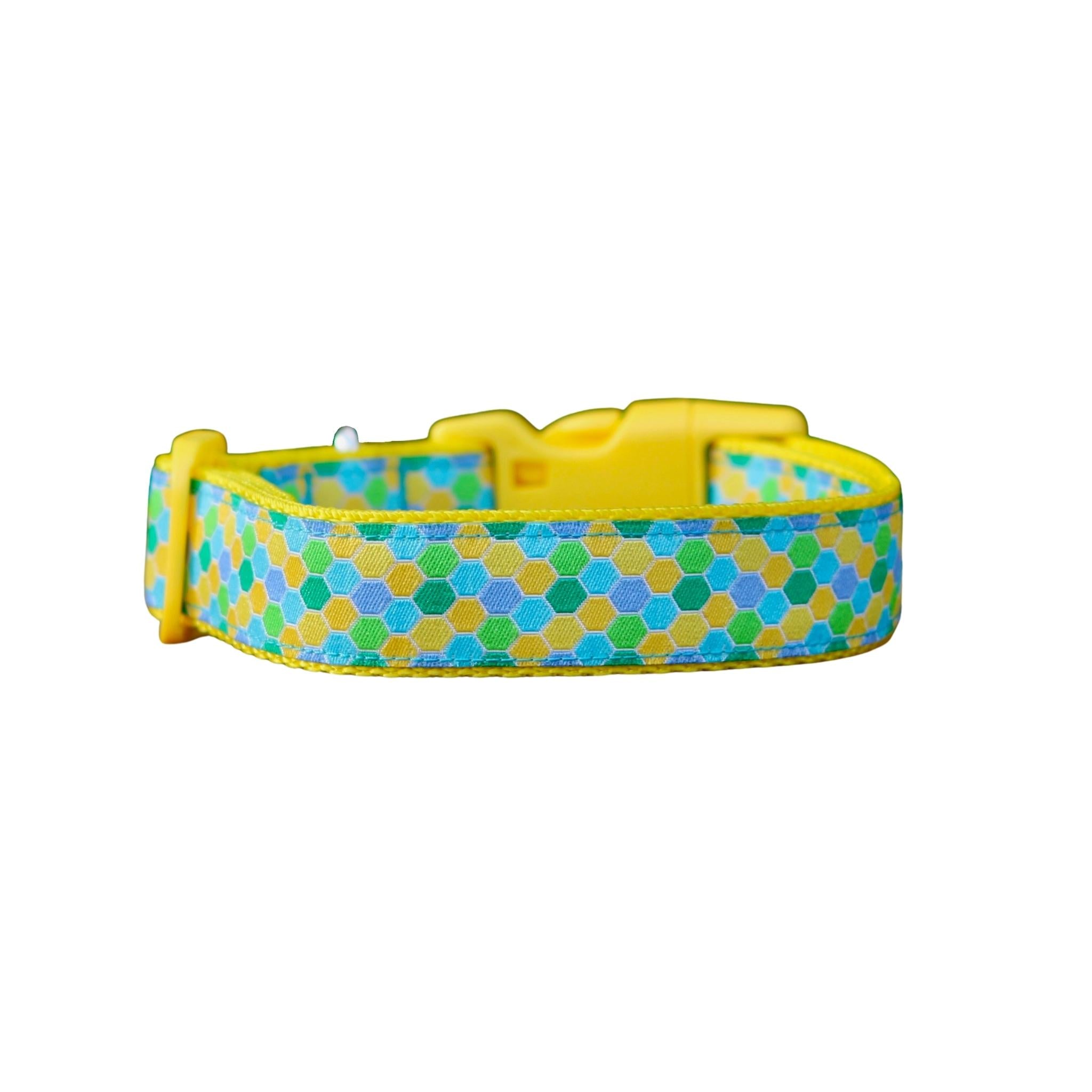 Hexagonal Dog Collar / Honeycomb / XS - L