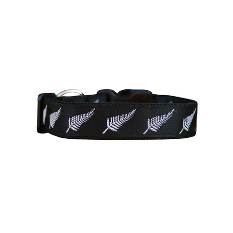 Silver Ferns Dog Collar / New Zealand / XS - L