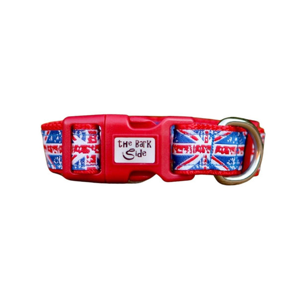 Small Union Jack Dog Collar / XS - M